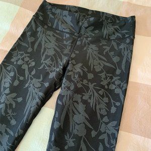 Fabletics Black Floral Leggings